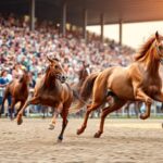 Carreras de galgos con caballos en España